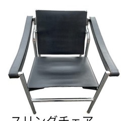 ☆496 ル コルビジェ スリングチェア 1人掛けチェア 黒 2/2 
