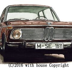 GC-261 BMW 2002 限定版画 直筆サイン有 額装済 ...