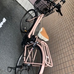 可愛いピンクのアシスト自転車♡値下げ中