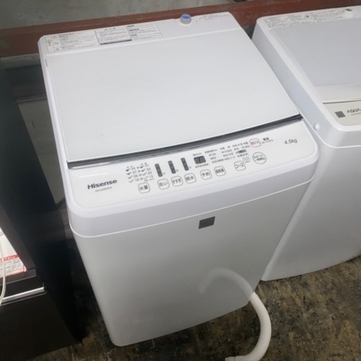 大阪限定○配送無料○2016年製○ハイセンス○ HW-G45E4KW○洗濯機 www