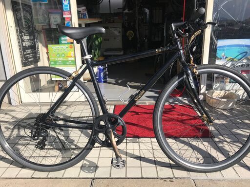 ブラックのクロスバイク 軽いです ブラックのクロスバイク 軽いです
