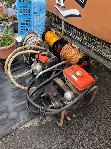 丸山　動噴　MS450EC　最近まで使用していました　ホース付き