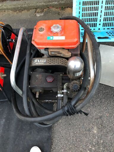丸山 動噴 MS450EC 最近まで使用していました ホース付き