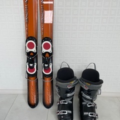 ショートスキー板&ブーツセット　27.5cm