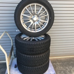 No.33スタッドレス205/55/16 5H PCD114.3 アルミ付4本セット