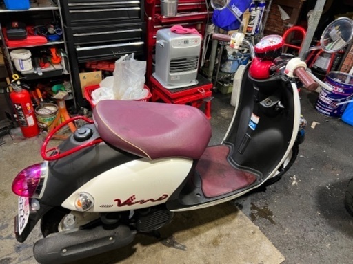 ヤマハ　ビーノ　FI 新品ウォーターポンプ交換済み　セル一発　自賠責6年7月まで付き ヤマハ ビーノ FI 新品ウォーターポンプ交換済み セル一発 自賠責6年7月