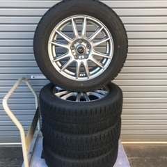 No.34スタッドレス205/60/16 5H PCD114.3 アルミ付4本セット