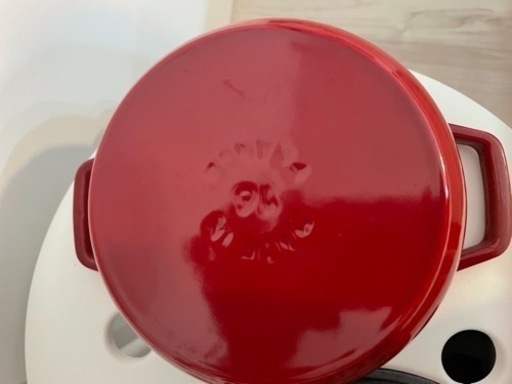 staub wanabe-s 赤 花】STAUB ストウブ レッド 20cm 両手鍋 Staub