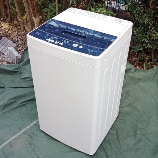★お届け可‼★　AQUA 4.5㎏ 全自動洗濯機 AQW－BK45G フロストブルー　2019年製