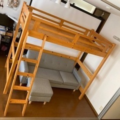 IKEA イケア VITVAL ヴィトヴァル ロフトベッドフレーム w90xd200 