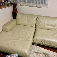 ソファー【Dema製】本革 中古【値下げ】 本革イタリアDema社製ソファー