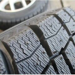 【来店取替】155/65R13 新品スタッドレスタイヤ&中古アルミホイール付きセット 軽自動車