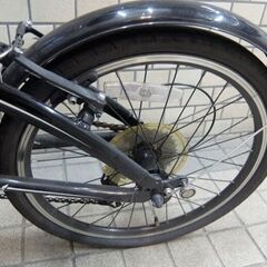 折りたたみ自転車☆tern ターン ミニベロ LINK C8 20インチ 8段変速 60601-T6 アルミフレーム Tourney TX ブラック