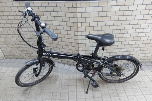折りたたみ自転車☆tern ターン ミニベロ LINK C8 20インチ 8段変速 60601-T6 アルミフレーム Tourney TX ブラック