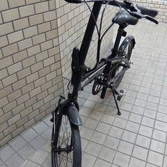 折りたたみ自転車☆tern ターン ミニベロ LINK C8 20インチ 8段変速 60601-T6 アルミフレーム Tourney TX ブラック