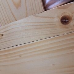 木製ロフトベッド(一部フレームに割れあり)