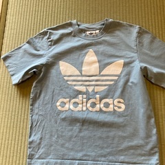 adidas アディダス　Tシャツ　水色　男性用　M