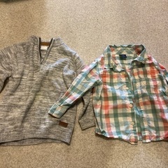 GAP H&M 90サイズ冬春ベビー服セーターシャツ