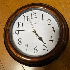 28センチ掛け時計あげます。　難あり