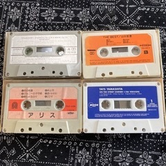 カセットテープ4本