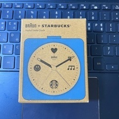 韓国スタバ卓上時計(新品、未開封、非売品)