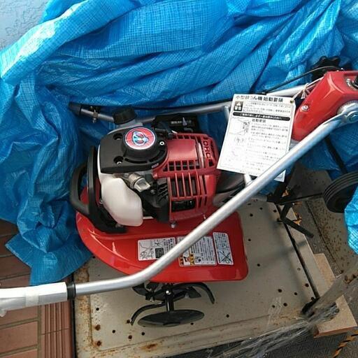 家庭菜園用耕運機です。