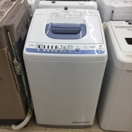 【✨白い約束シリーズ❗️風脱水❗️✨】定価¥58,000 HITACHI/ヒタチ 7㎏洗濯機 NW-T73 2016年製