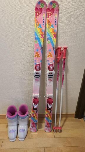 値下げ‼️小学生　スキー　女の子　126センチ　５点セット