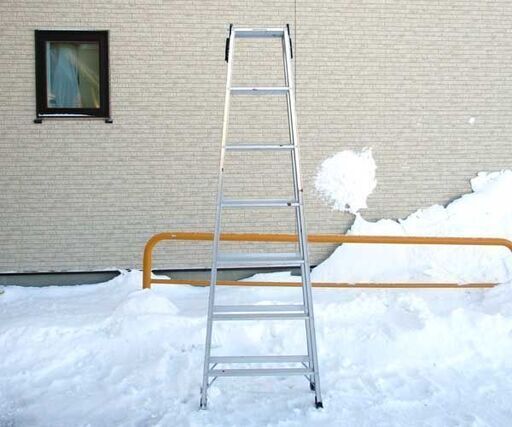 アルミ合金製兼用脚立 天板までの高さ1m99cm 長谷川工業 RC-21