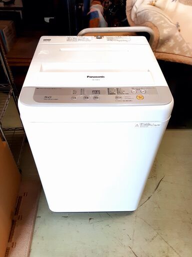 panasonic パナソニック 洗濯機 NA-F50B10 2017年製　/MJ-0137 1FO