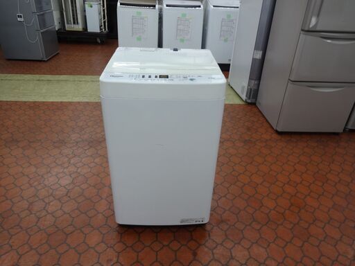 ID 007604 　洗濯機ハイセンス　4.5Ｋ　日焼け有　２０２０年製　ＨＷ－E4503