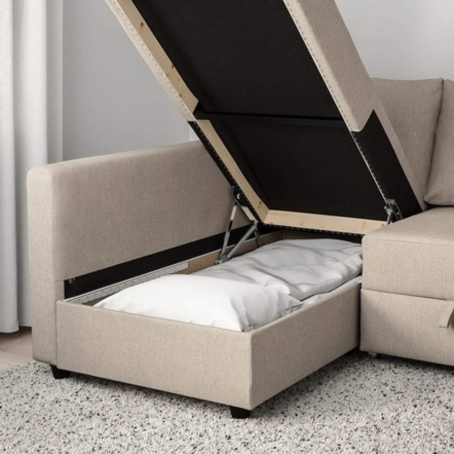 ‼️激安‼️ IKEA FRIHETEN 収納付き コーナーソファベッド ⚡️