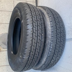 A752 DUNLOP SP175N 夏タイヤ 195/80R15 LT バリ溝 NV350 キャラバン