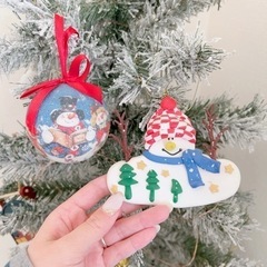 美品 クリスマス オーナメント☃︎ 2点