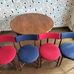 G-PLAN　エクステンションテーブルと椅子4脚セット