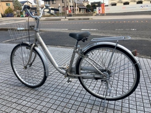 26インチ自転車】変速なし アルミフレーム使用 LEDライト グリップ新品 