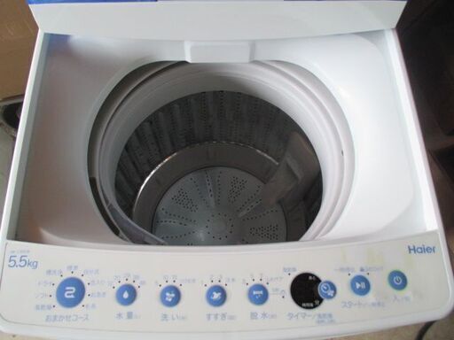 Haier　JW-C55CK　2018年製　5.5KG　作動OK　キレイ