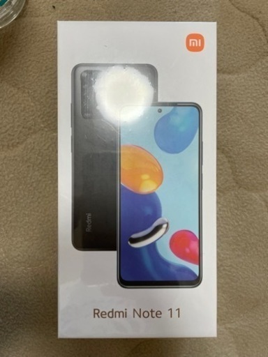 新品未開封 xiaomi Redmi Note 11