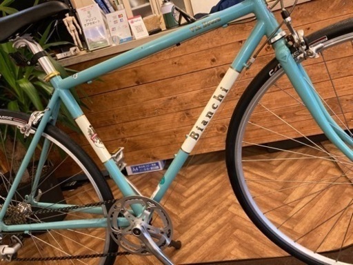 前後タイヤ・チューブ新品！Bianchi Via Brera】8段変速 700×28c