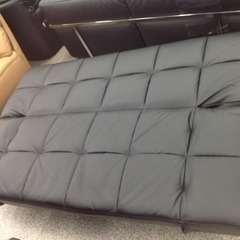 【12/25まで！ジモティー見たで5％OFF】ニトリ　ブラック　ソファーベッド【9650007】 12/25まで！ジモティー見たで5％OFF】ニトリ ブラック ソファーベッド