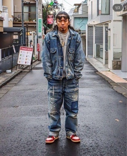 Sapeur 浜田　デニムジャケットセット　(L)