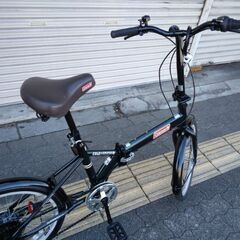 Coleman[コールマン]FOLD&CRUSE 20吋 折り畳み自転車 外装6段/ブラック 