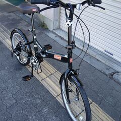 Coleman[コールマン]FOLD&CRUSE 20吋 折り畳み自転車 外装6段/ブラック 