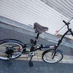 Coleman[コールマン]FOLD&CRUSE 20吋 折り畳み自転車 外装6段/ブラック 
