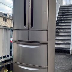 【大型４３０リットルタイプ】日立ノンフロン冷凍冷蔵庫　Ｒ-ＳＦ４３ＷＭ