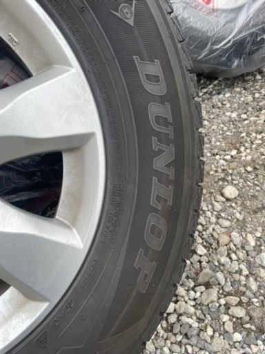 パジェロ純正アルミ　スタットレス265/65R17