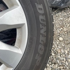 パジェロ純正アルミ　スタットレス265/65R17