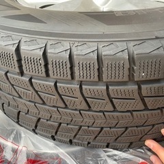 パジェロ純正アルミ　スタットレス265/65R17