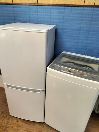 只今、商談中となっております。新生活家電お買い得セットNo㉕ ニトリ(NITORI)　NTR-106　2ドア冷蔵庫　2019年製・アクア（AQUA）AQW-GS50E  全自動洗濯機 5.0K  2018年製 ２点セット！！
