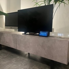 モルタル調　テレビボード　パモウナ